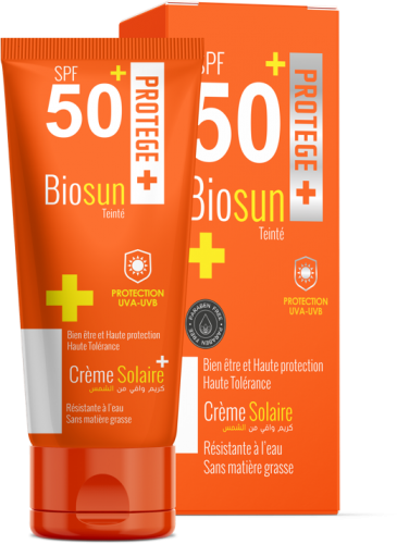 Crème solaire SPF 50 Teinté BIO sun